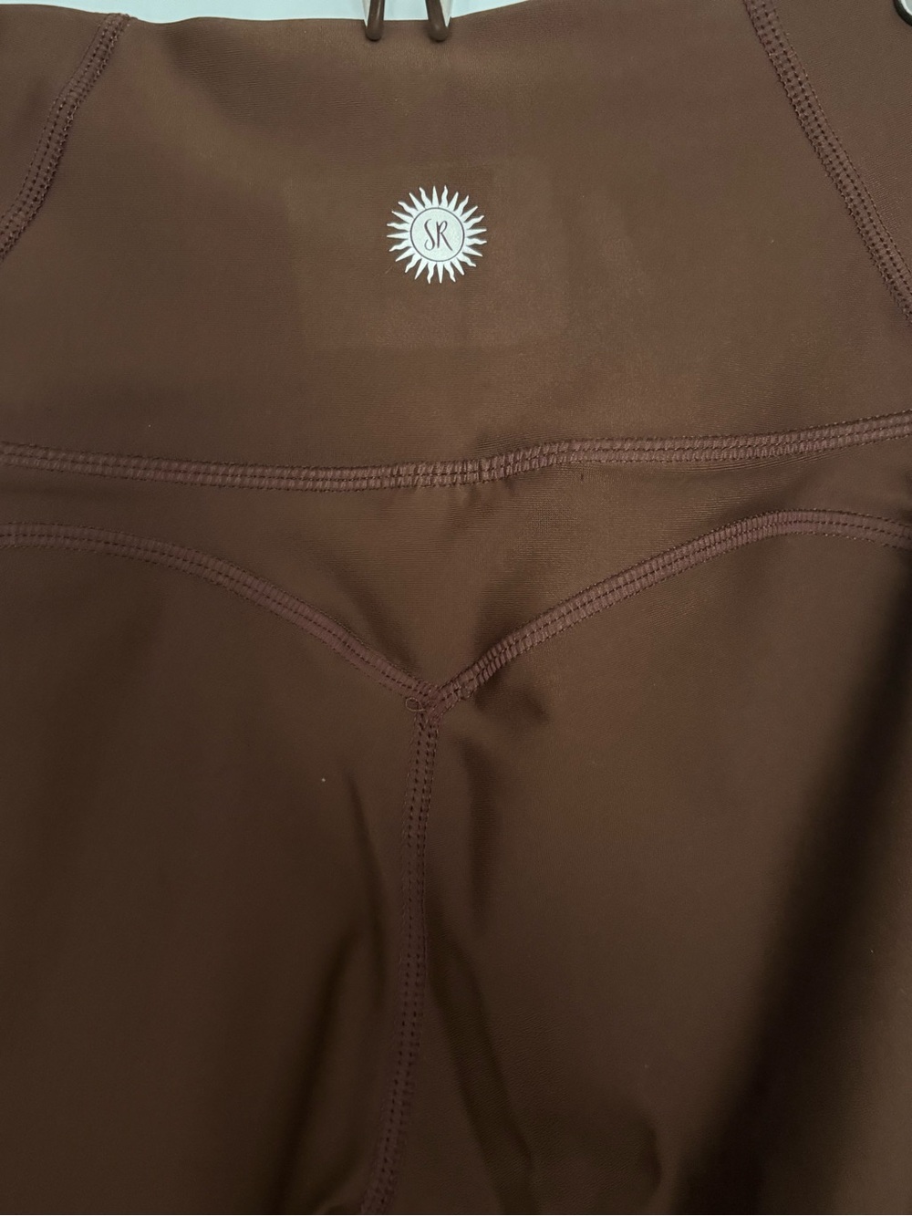 High-Rise Brown Women's Leggings - Everyday Stretch - Picture 3 of 4
